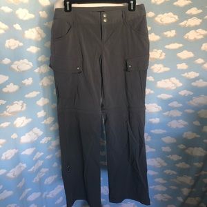 PrAna convertible hiking pants Gray Size 6